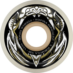 BONES Jhanka 'Night Flight' Sidecut X-Formula 99A Skateboard Wheels - 54mm
