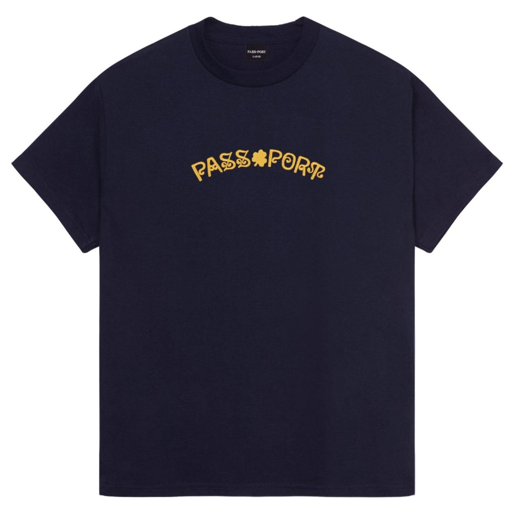 Pass~Port Sham Embroidery Tee (Navy) - M