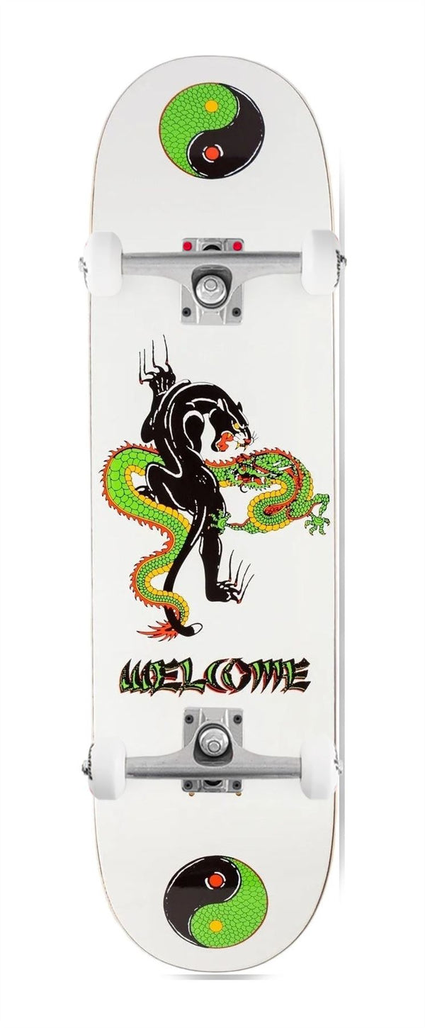 Welcome Skateboards Opps on Popsicle (White) x Venom Custom Complete Skateboard - 8.5