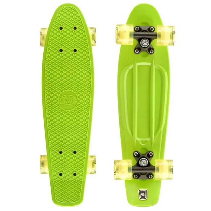 Xootz PP Skateboard Led Complete Skateboard - Green