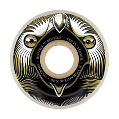 BONES Hawk 'Beak & Destroy' 58mm V5 Sidecut X-Formula 99a Skateboard Wheels - White