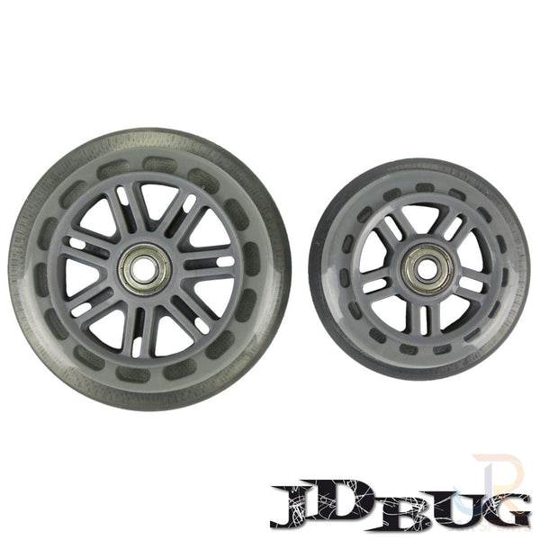 JD Junior Street inc Bearings (Clear) - 120mm / 100mm Scooter Wheels