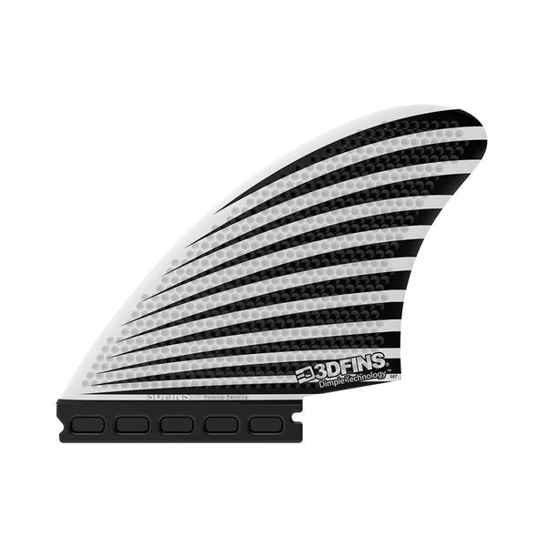 3D Fins - Speed Keel Twin - B&W Starburst (FCS1 / Futures)