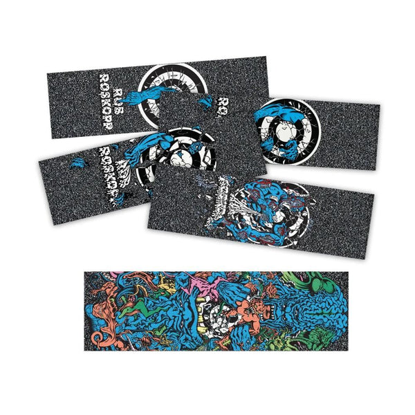 MOB Santa Cruz Roskopp Target Stps Skateboard Grip Tape - 11
