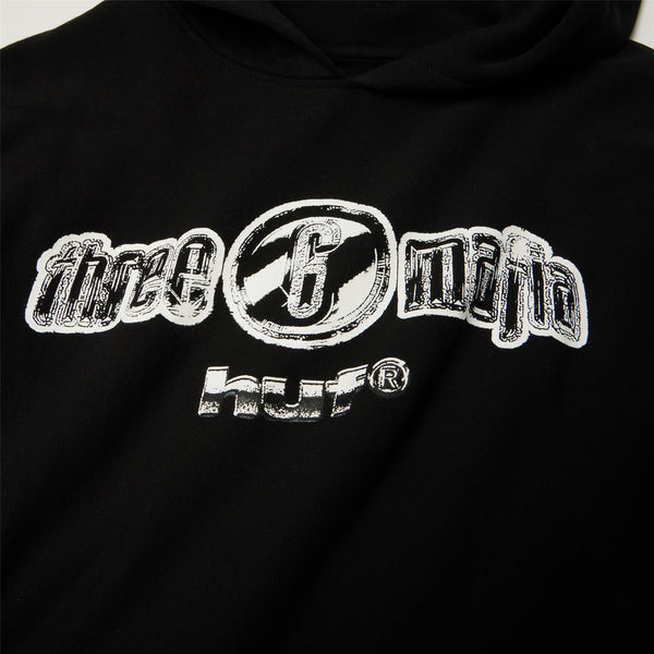 HUF Three 6 Mafia Hoodie (Black)