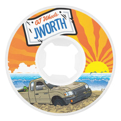 OJ Skateboard Wheels Worthington Elite Hardline 99a - White