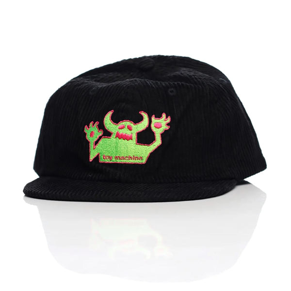 Toy Machine OG Monster Corduroy Cap Black