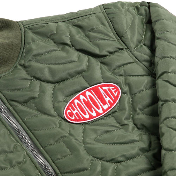 Chocolate Chunk C Quilted Liner Jacket Olive - Skatewarehouse.co.uk