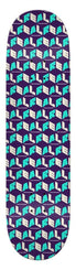 Real PP City Blocks Purple Skateboard Deck - 7.75" - Skatewarehouse.co.uk