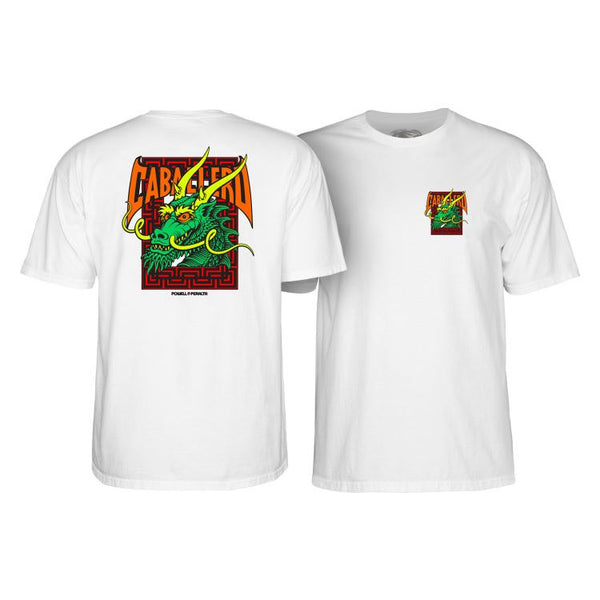 Powell-Peralta™ Caballero Street Dragon Tee White - Skatewarehouse.co.uk