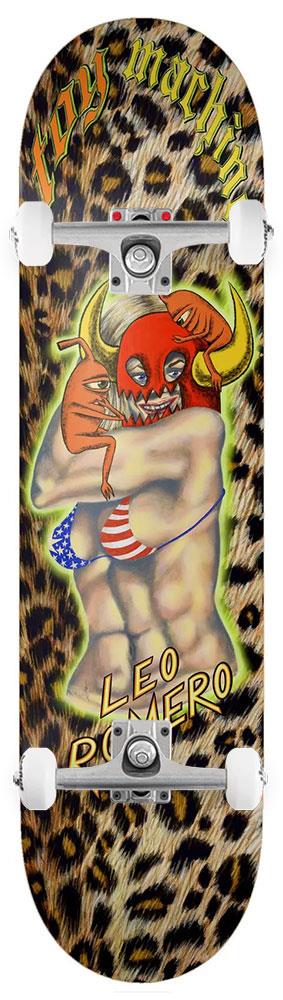 Toy Machine Leo Romero 'Lady Danger' x Venom Custom Complete Skateboard - 8.25