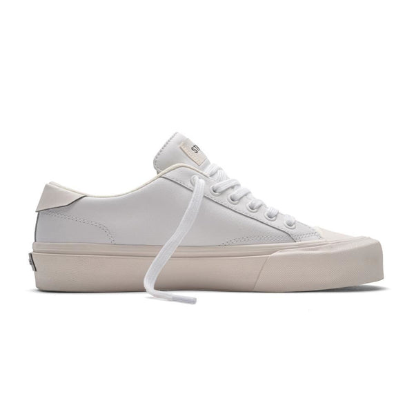 Straye Footwear Stanley - White / Cream Leather - Skatewarehouse.co.uk