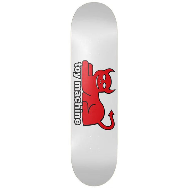 Toy Machine 'Devil Cat' White Skateboard Deck - 8.25