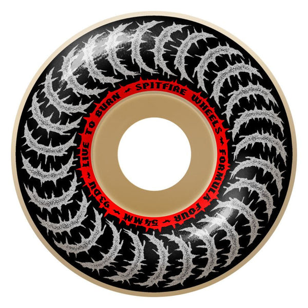 Spitfire F4 93Du Deathmask II Classic (Natural) Skateboard Wheels - 54mm