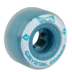 Ricta Skateboard Wheels Crystal Cores 95a - Blue / Clear - Skatewarehouse.co.uk