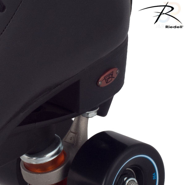 Riedell 120 UpTown - Black - Width Wide D Quad Skates