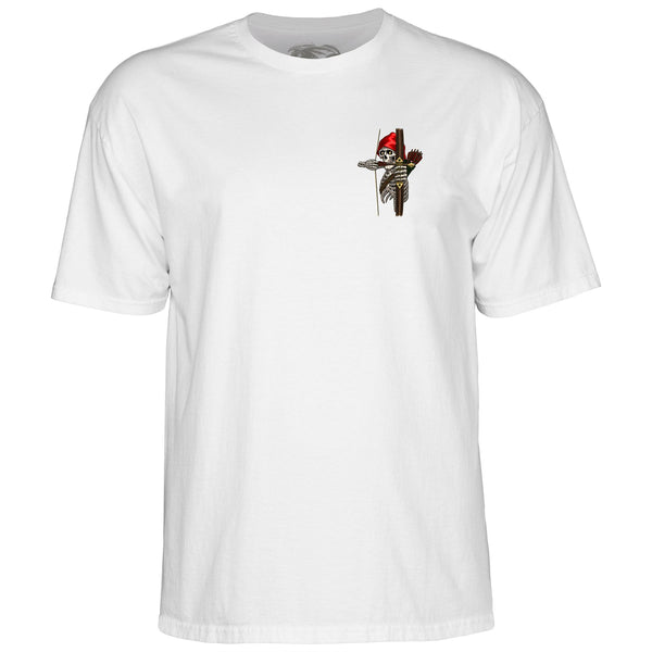 Powell-Peralta™ Zach Doelling • Archer • Tee • White - Skatewarehouse.co.uk