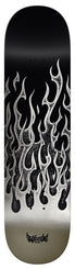 Real Nicole Flames Redux Twin Nose (Silver) Skateboard Deck - 8.5"