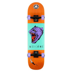 Welcome Skateboards Tasmanian Angel (Orange Stain) Complete Skateboard - 7.75"