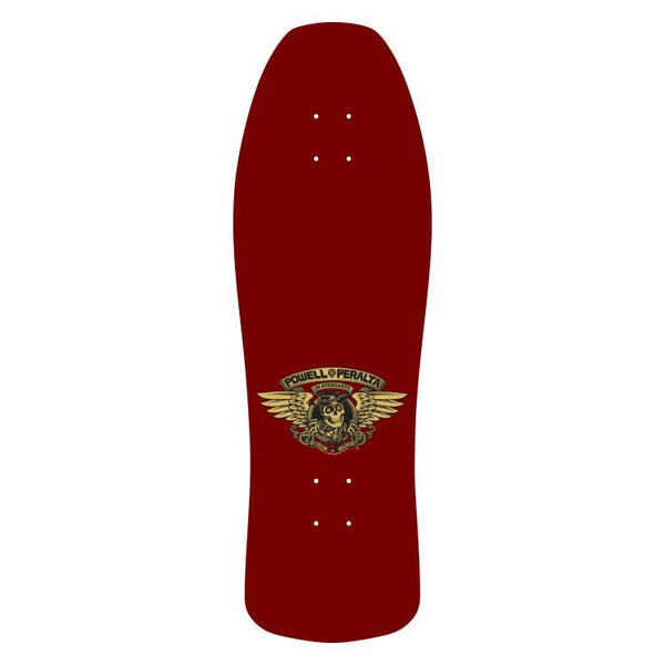Powell Peralta • Ray Underhill • O.G. • Cross '' • • Burgundy / Gold Foil Skateboard Deck - 10.0
