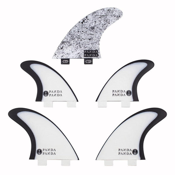 Captain Fin Co - Panda 5 - Medium - Black / White (FCS) - M