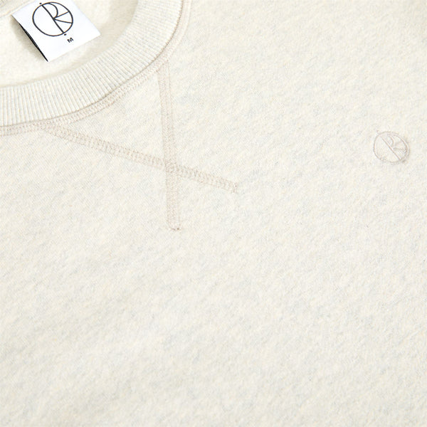 Polar Skate Co Frankie Crewneck (Ivory Grey Melange)