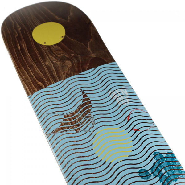 Magenta Glen Fox Deep Series Skateboard Deck - 8.0