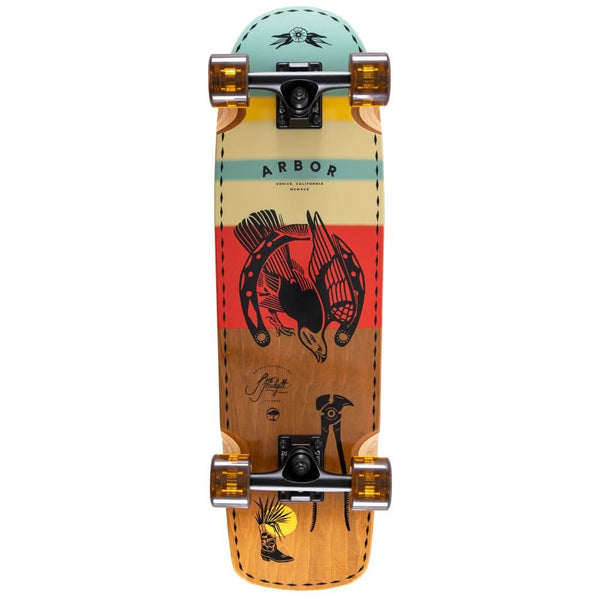 Arbor Cruiser Complete Jess Mudgett Pilsner Complete Longboard - 8.25