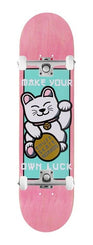 Enuff Designer - 8.25" - Lucky Cat Pink x Venom Custom Complete Skateboard - 8.25"