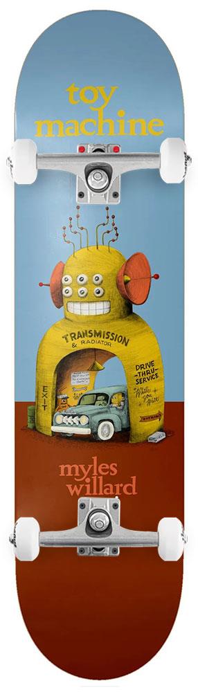 Toy Machine Miles Willard 'Roadside' x Venom Custom Complete Skateboard - 8.5"