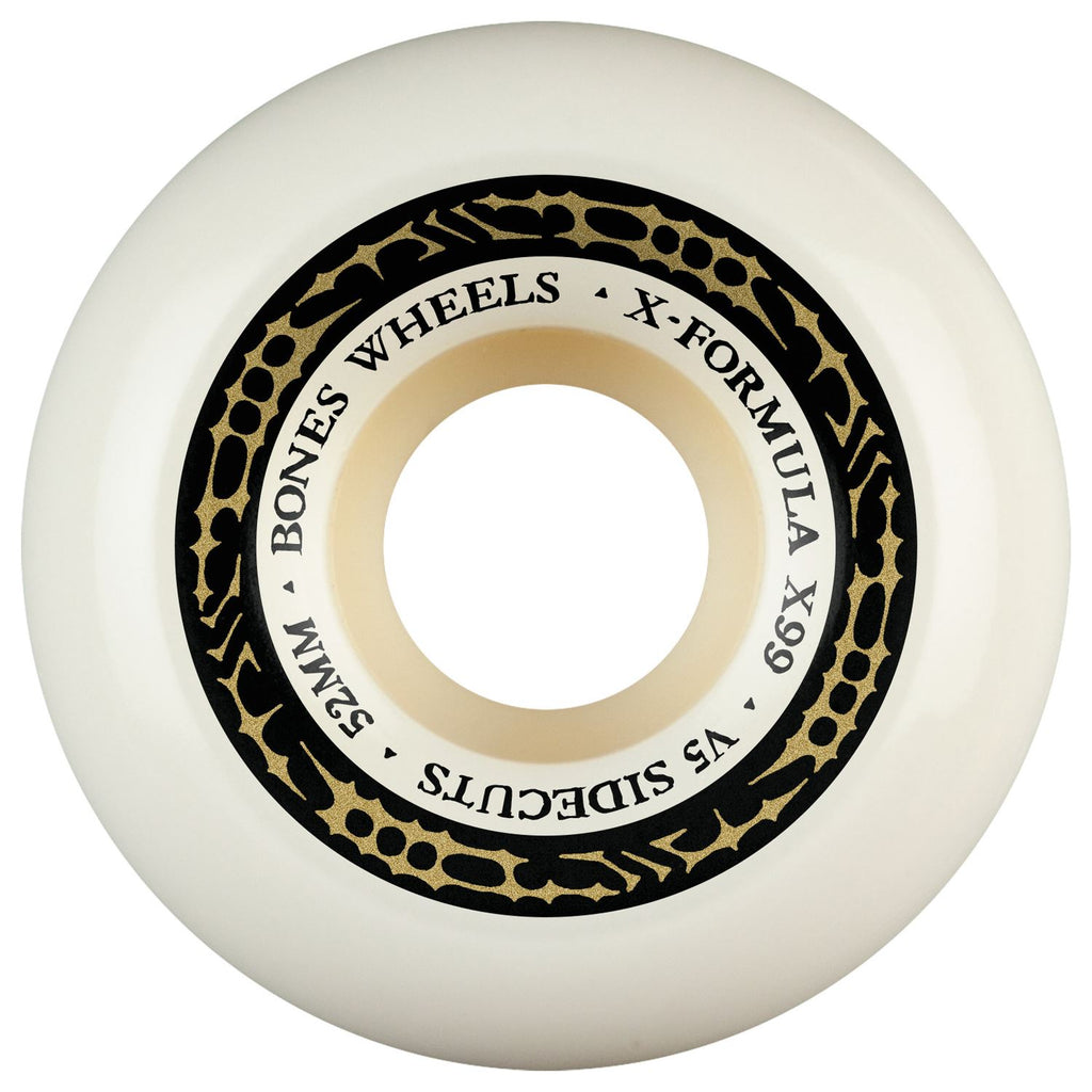 BONES Skateboard Wheels X-Formula • • 99A • V5 Sidecut (Spring '26) - Skatewarehouse.co.uk
