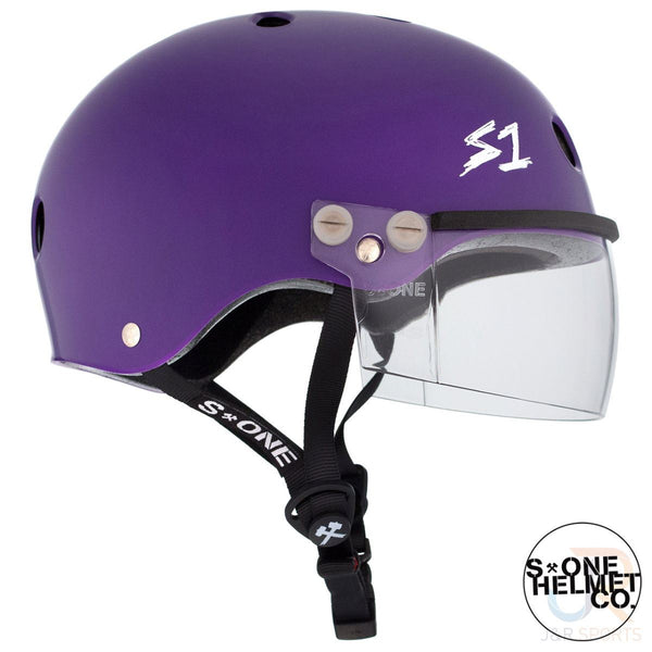 S1 Lifer Helmets inc Visor - Purple Matt