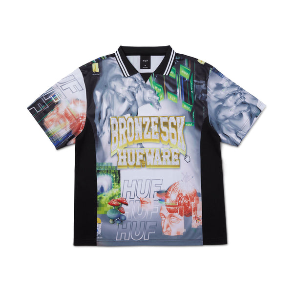HUF Glitched Soccer Jersey (Multi) T-Shirt - M