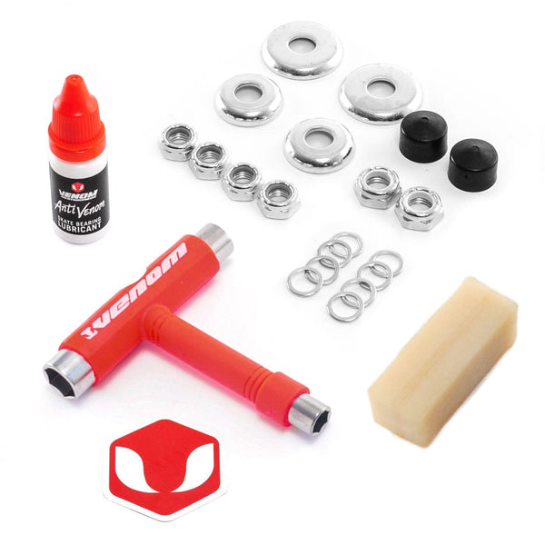 Venom Ultimate Skateboard Maintenance Rebuild Kit Gift Pack - Skatewarehouse.co.uk