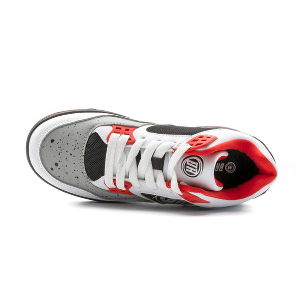 Breezy Rollers Jump - White / Grey / Red - Skatewarehouse.co.uk