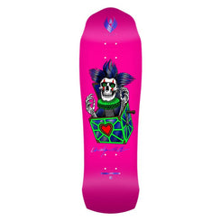 Powell Peralta Pro Chris Hiett Skull FLIGHT Pink - x Skateboard Deck - 9.5"