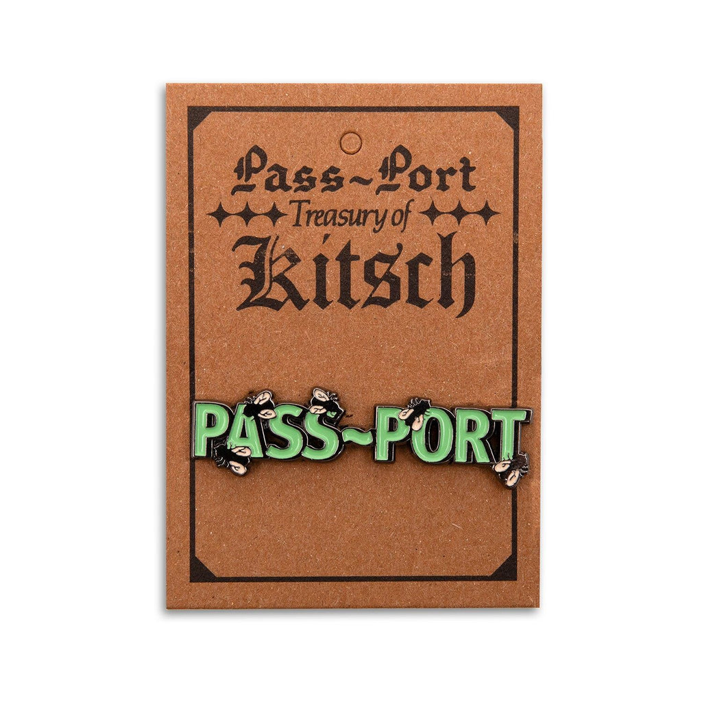 Pass~Port Wot Flies Pin (Multi / Antique Silver) - One Size
