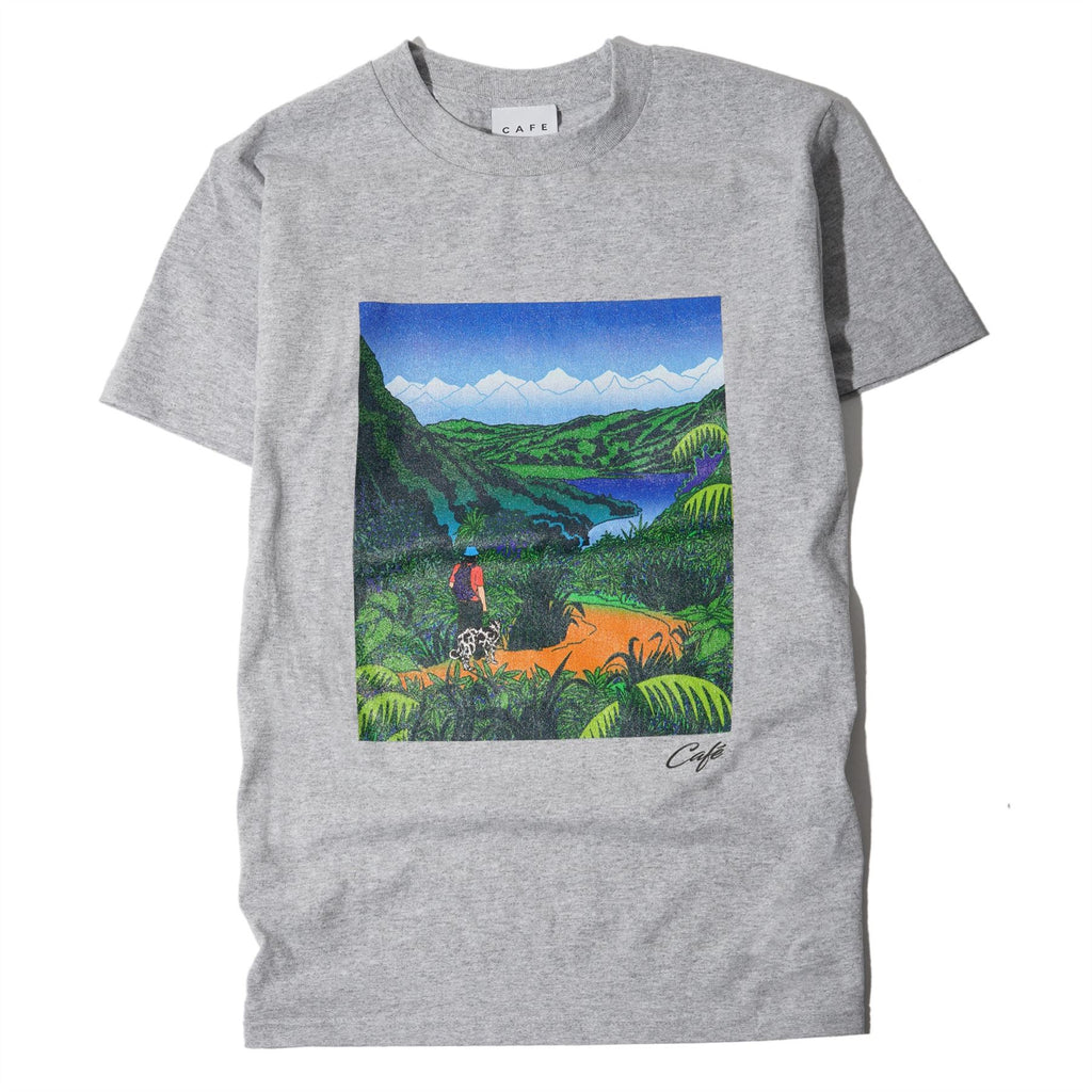 Mountains T-Shirt (Heather Grey)