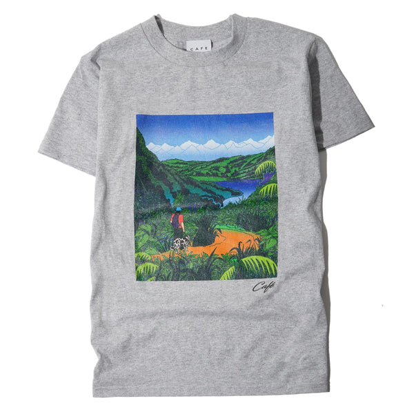 Mountains T-Shirt (Heather Grey)