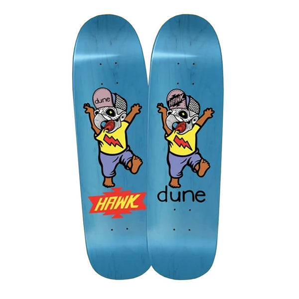 Stereo Tony Hawk x Dune 'Baby Skull' Old School Shape Skateboard Deck - 9.25