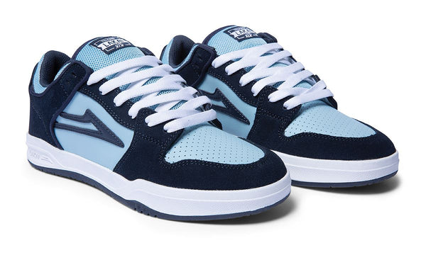Lakai Telford Low Skate Shoes - Navy - Skatewarehouse.co.uk