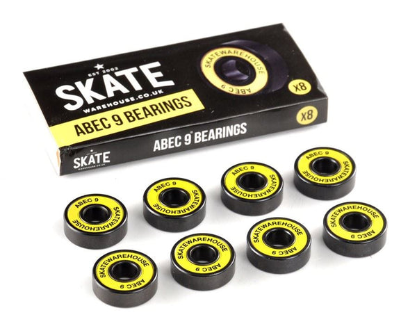 Skatewarehouse Abec 9 Skateboard Bearings - Skatewarehouse.co.uk
