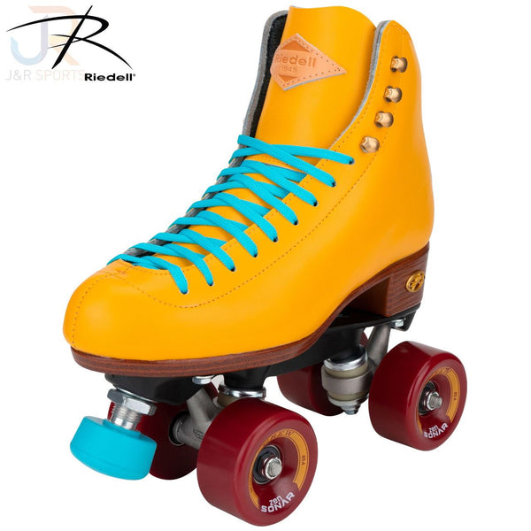 Riedell Crew Turmeric Yellow Size Quad Skates - Skatewarehouse.co.uk