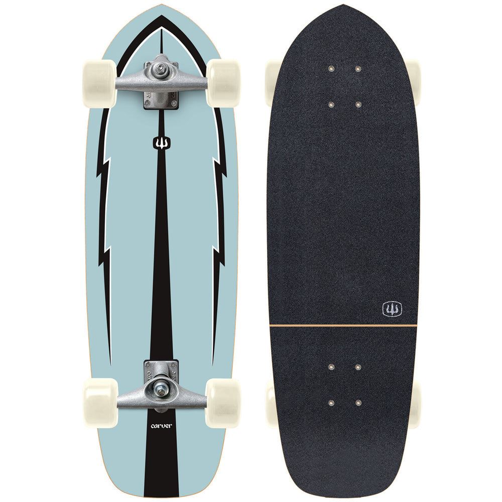 Carver Blue Thunder - CX Surfskate Cruiser Skateboard - L:30.75" x WB:16.75"