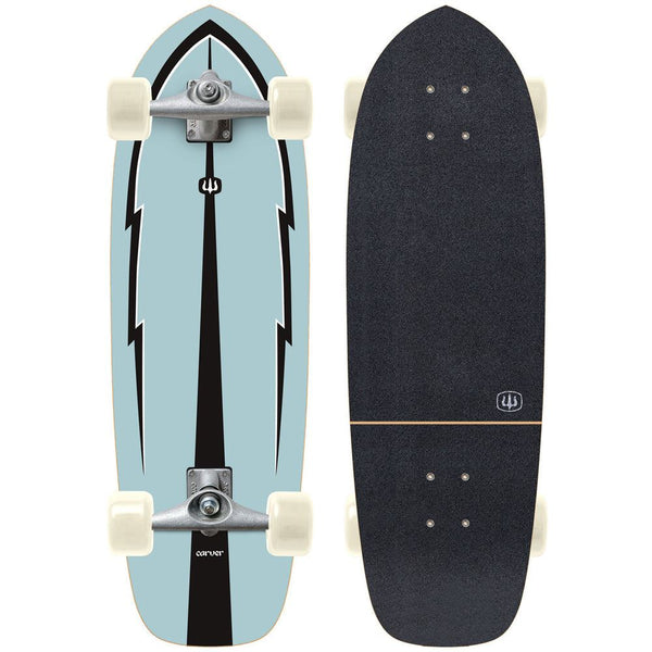 Carver Blue Thunder - CX Surfskate Cruiser Skateboard - L:30.75