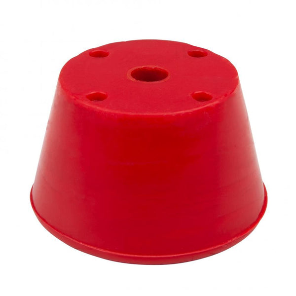 Clouds Quad Roller Skate Toestop - Rubber - Red - Skatewarehouse.co.uk