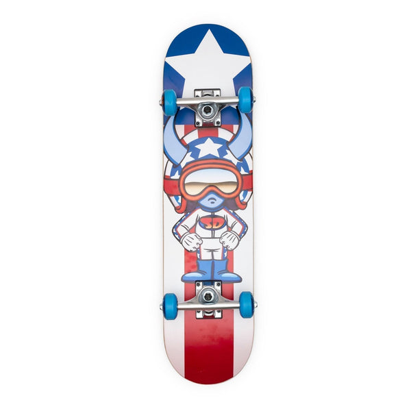 Speed Demons Stars Multi Complete Skateboard - 7.75