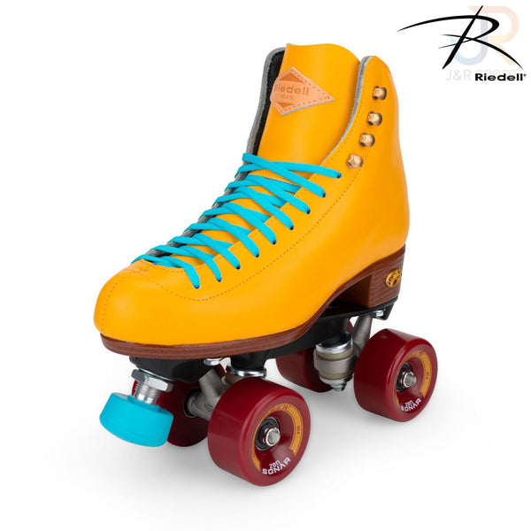 Riedell Crew Turmeric Yellow Quad Skates - Skatewarehouse.co.uk