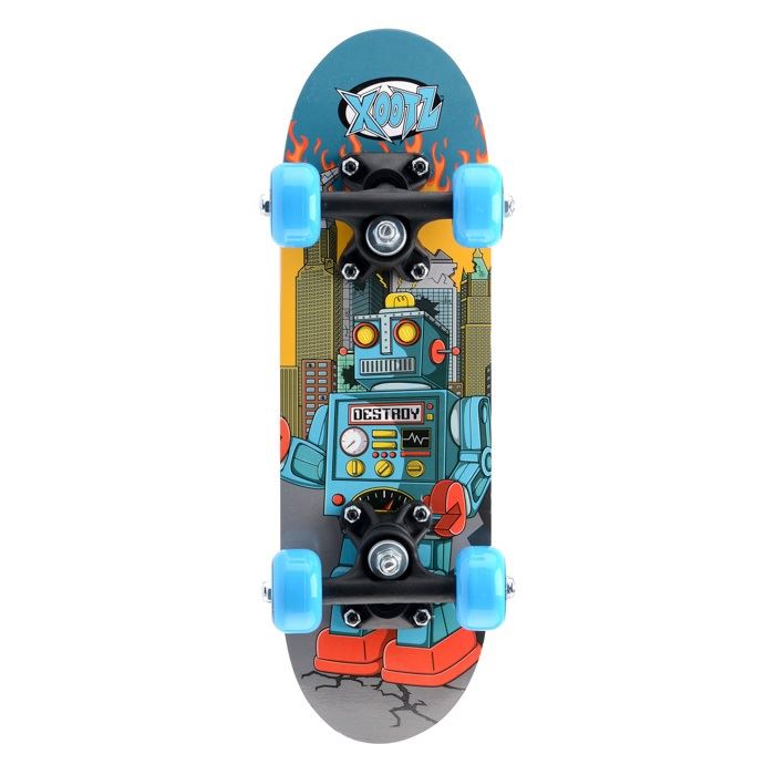 Xootz Mini Skateboard -3 Asst Complete Skateboard