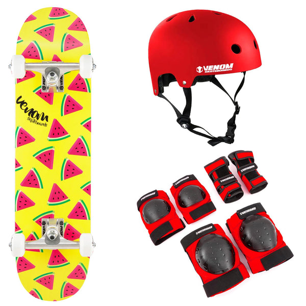 Venom Melons Kids Mini Junior Complete Skateboard Bundle - 7.25" - Skatewarehouse.co.uk